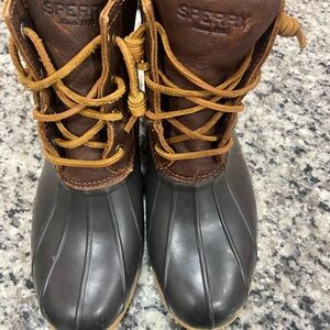 Sperry Leather and Rubber Duck Boots